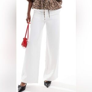 ASOS white trousers (2) NWT